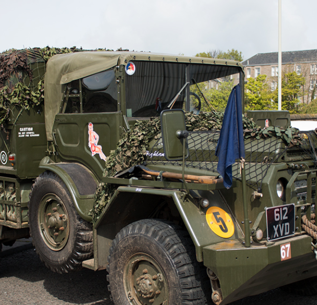 Military Vehicle Event at the Dundee Museum of Transport